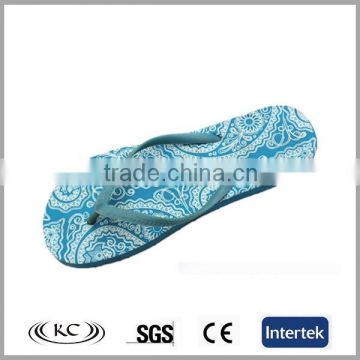 high quality china wholesale sky-blue soft women plain flip flops