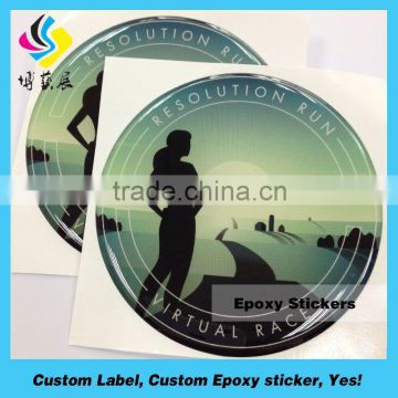 Creative epoxy dome sticker 3d lenticular sticker