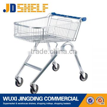 rolling high feet supermarket handicapped cart