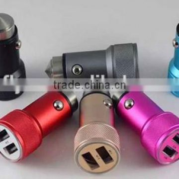 dual usb portable universal cell phone car charger