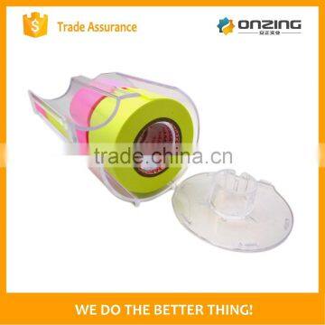 Mixed colors paper roller sticky note tape dispenser