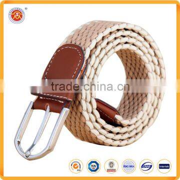 Wholesale Custom Woven Belts Fashion Braided Belts Woman Dress Belts for Promotion