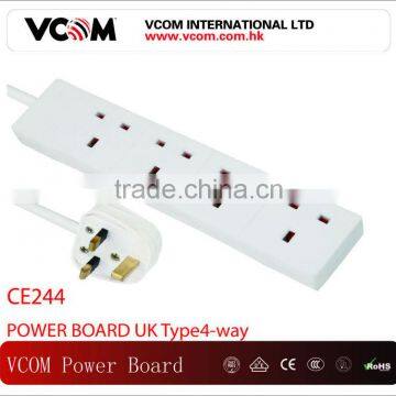VCOM Melectrical connector UK type 4 way made in china