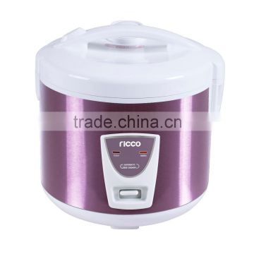 Deluxe&Jar electric rice cooker in purple 1.8Litre