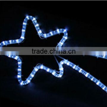 LED Rope star,star led rope,star shape ropr