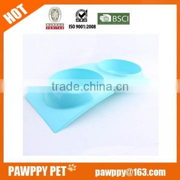 New 2015 product Pet Dog Cat Plastic Single Dish Water Food Bowl Feeder