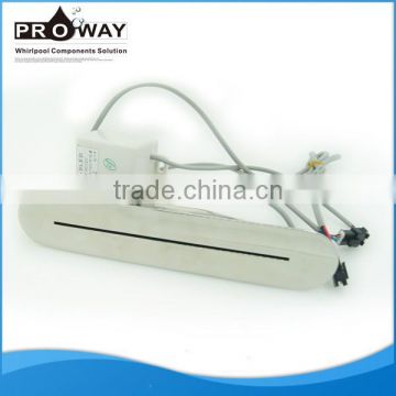 Proway Hot Tub Colored Faucet Spout Stainless Steel Waterfall Tap With Led Light