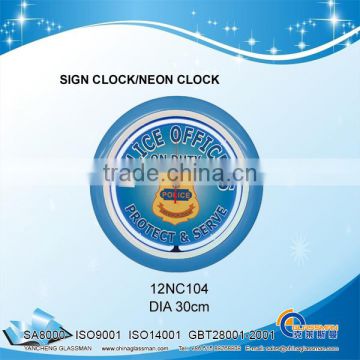 DOUBLE RING NEON CLOCK 12NC104