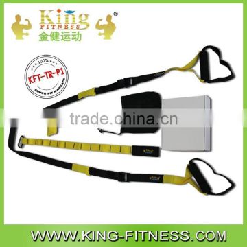 Top quality yoga belt suspension trainer resistance band