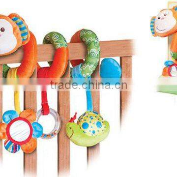 animal play fun baby stuffed cartoon plush monkey with EN71