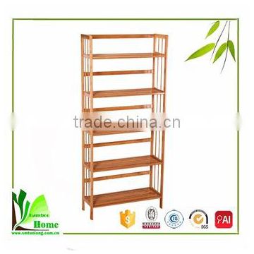 More Tiers natural bamboo bookshelves for kids