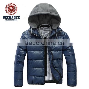 LZ328 custom european new style warmth mens winter down jacket hoodies
