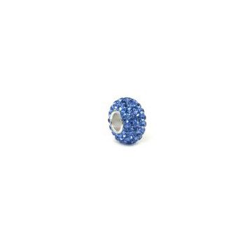 925 silver pendant jewelry pandora crystal bead#12