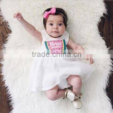 100% Plain Cotton Blank Designer Newborn Baby Clothes TB046