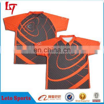 custom bowling polo golf shirts mens cricket jersey pattern