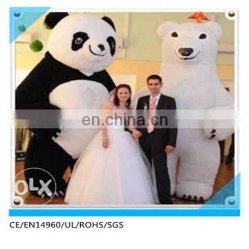 inflatable panda /inflatable costume panda