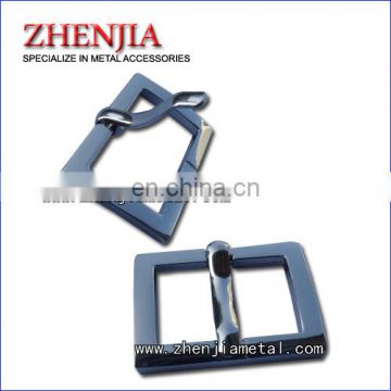 zinc alloy belt pin buckle shinny gold or nickel color finish