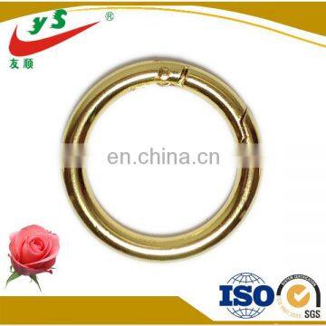 Golden plated round spring o ring