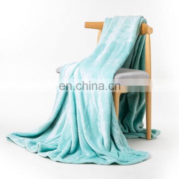 Plain Flannel  Blanket Receiving Flannel Winter Fleece Blanket Flannel With Good Quality