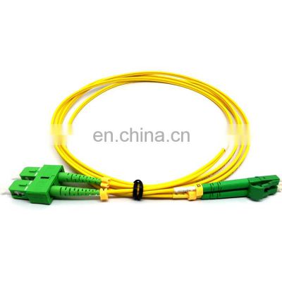 Unionfiber Fiber Optical SC/APC Patch cord single-mode duplex 1m g652d supply  9/125 fiber optical cable