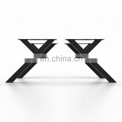 Solid Black Durable Table Legs Frame Mid Century Farmhouse Y Base Metal for Wood Furniture Leg IRON Steel,metal Modern