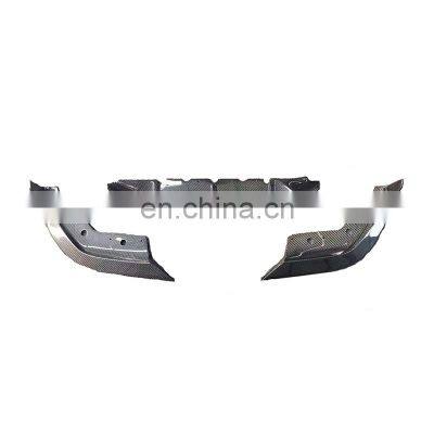 New Style 3 Pieces 100% Dry Carbon Fiber Material Front Bumper Lip For BMW 3 Series  G20 G28