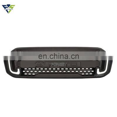 Front Grille Grill Black Trim Fit Ford Ranger Pickup 2018 2019 2020 2021 2022 Modified Grille Raptor Style With LED