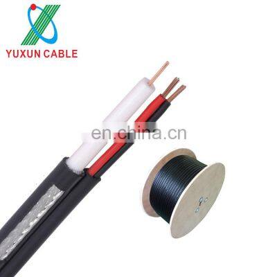 75Ohm Siamese Coaxial RG59 With Power Cable For CCTV Camera