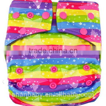 New pattern eco-friendly Bamboo Charcoal Cloth Diapers for baby