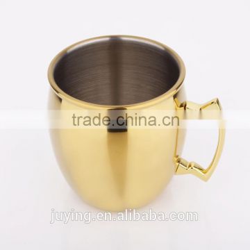 superium copper plating golden stainless steel mug