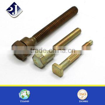 online shopping carbon steel color zinc plated non-standard bolt and nut
