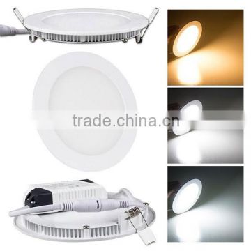 Recessed 80lm/W 18W Ceiling LED Panel Round with Driver