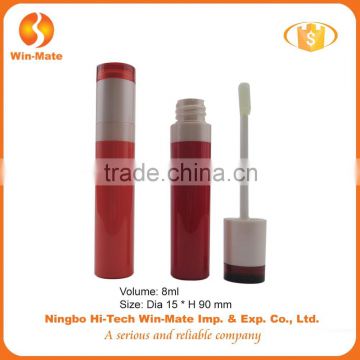 high quality ABS win-mate colored 9*1.5cm custom lip gloss container