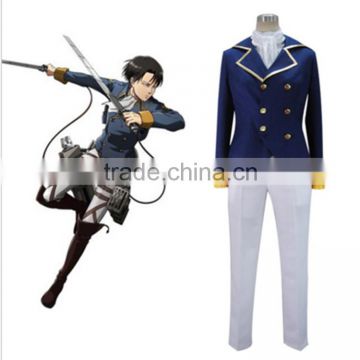 Attack on Titan: Wings of Counterattack Online Shingeki no Kyojin Rivaille Cosplay Costume Adult Men's Miitary Uniform Any Size
