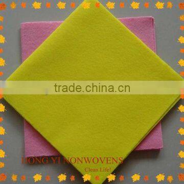 Super absorbent nonwoven yellow cleaning cloth, yellow duster cloth(HY-W4144)