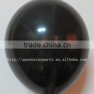 Latex balloons party balloons standard / pastel color Black