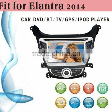 car dvd vcd cd mp3 mp4 player fit for Hyundai Elantra 2014 with radio bluetooth gps tv