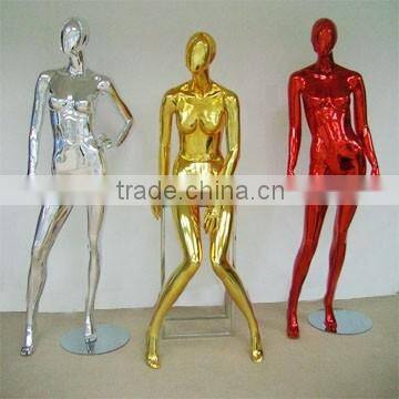 Chrome female mannequin on big sale