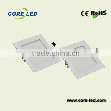 12w most powerful square led panel light shenzhen manufactuer direct sell