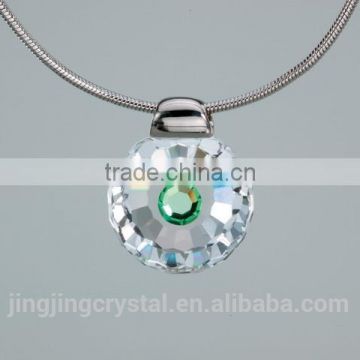 Round Shape with green pots fashion crystal pendants                        
                                                                                Supplier's Choice