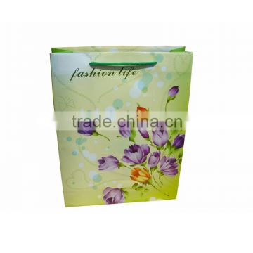 Good quality cheap price Beautiful flower foldable PP hand shopping bags (BLY4-1613PP)