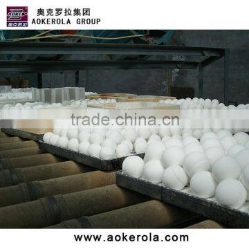 high density alumina ball with low price from zibo