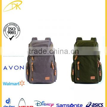 Wholesale alibaba leisure pack, canvas backpack traveling bag