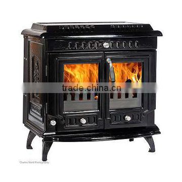 669 enamel stove, wood burning stove, cast iron fireplace