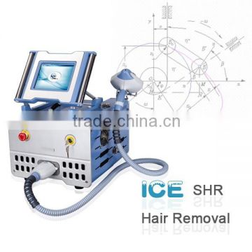 2016 best quality permanent SHR hair removal portable laser epilator