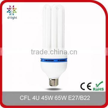 Tri-phosphor 45w cfl 4u tube energy saving lamp