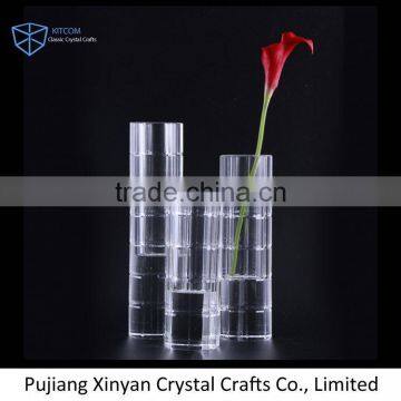 Best selling simple design personalized crystal vase with good prices