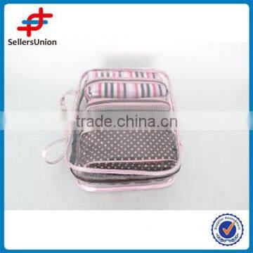 COSMETIC BAG 4PCS SET, pvc cosmetic bag with compartments
