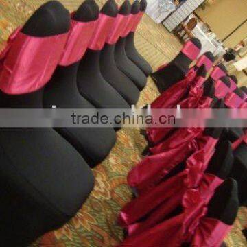 wholesale black wedding spandex chair cover lycra stretch chair cover