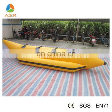 2016 hot sale 4 person banana inflatable boat for sale